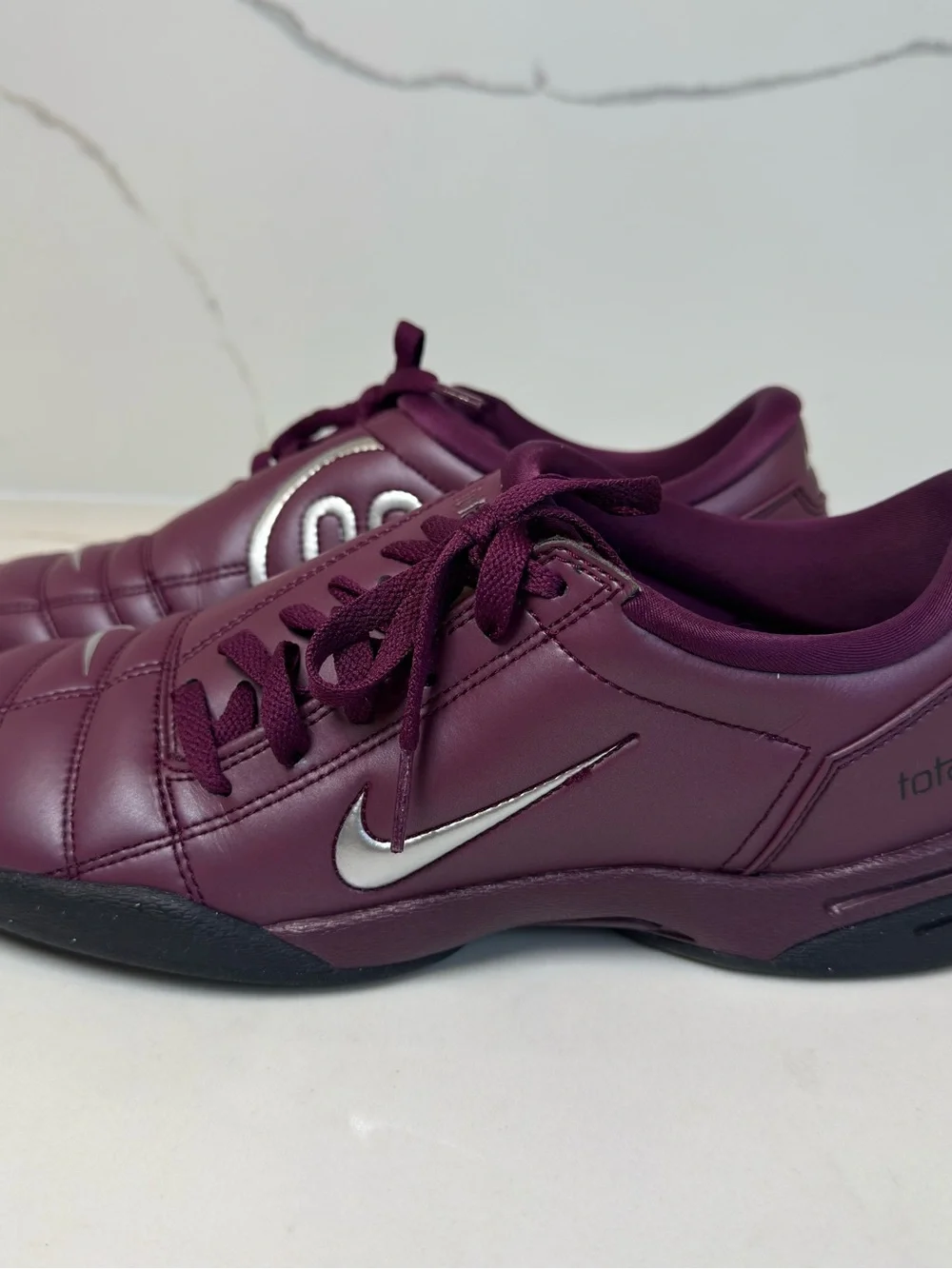 Nike Total 90 3 SP Soccer Turf Shoes mens size 10 HJ9351-600 Bordeaux 2024